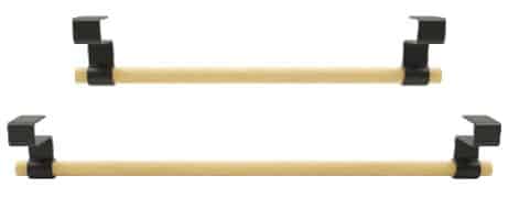 2 יחידות מתקן עץ לתליית מגבות או נייר סופג דגם Seowood – תמונה 5