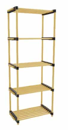 מדפים משולבי עץ