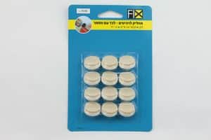 מחליק רהיטים עם מסמר 12 יחידות,קוטר 24 ממ