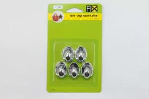 קולב אובאלי קטן – כרום – 5 יח'