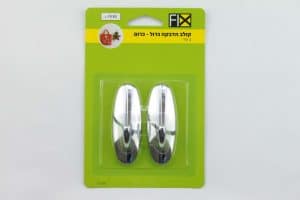 קולב אובאלי גדול – כרום – 2 יח'