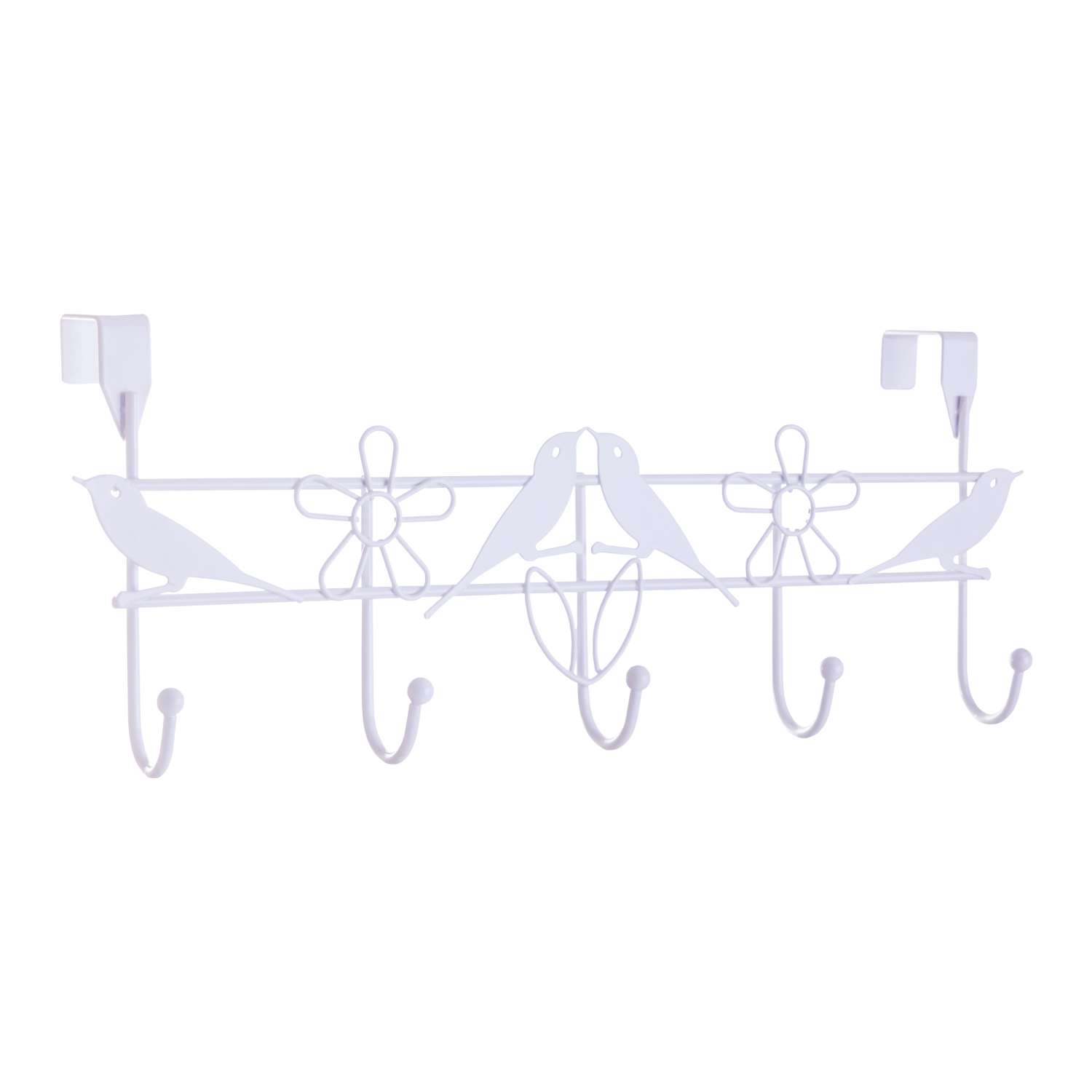 קולב מתכת ציפורי שיר (לתליה על הדלת)