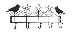 קולב מתכת ציפורים בשחור