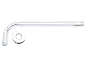 זרוע לראש מקלחת מהקיר,יצוקה בצבע כסוף 40 ס"מ דגם בראציו – Braccio