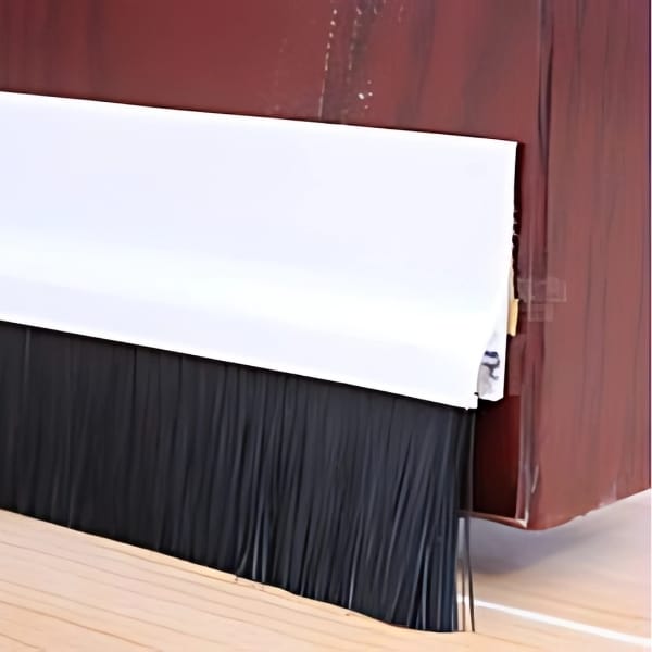 סף דלת מברשת - צבע לבן - אורך 1 מטר – תמונה 5