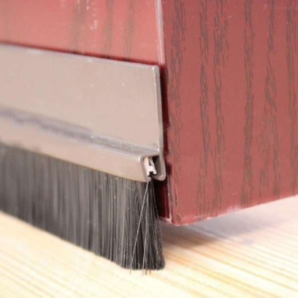 סף דלת מברשת - צבע חום - אורך 1 מטר – תמונה 5