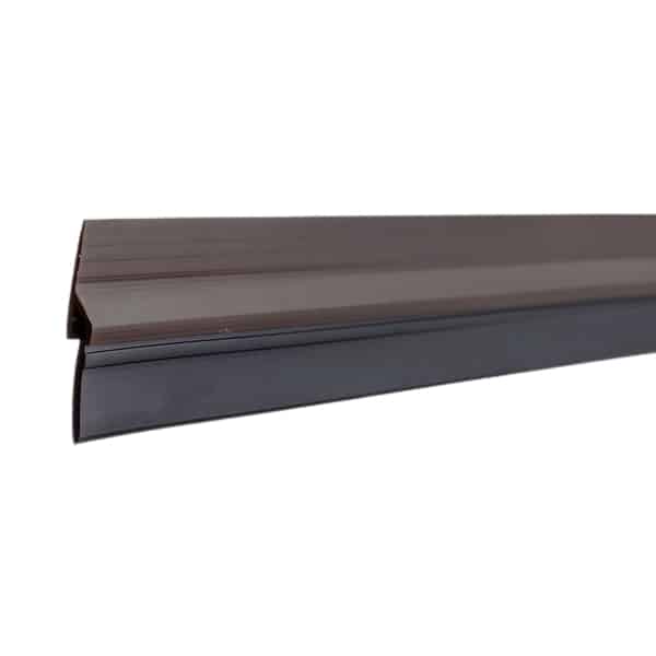 סף דלת גומי - צבע חום - אורך 1 מטר