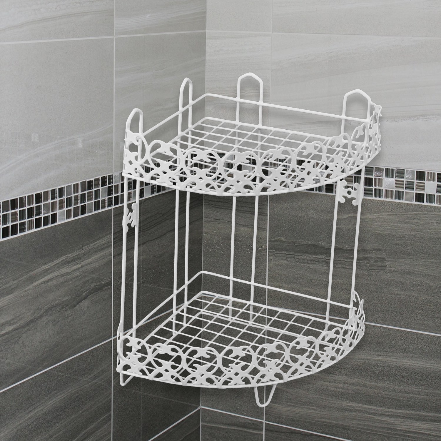 מתקן רשת פינתי 2 קומות לתליה או הנחה ספרינג – תמונה 5