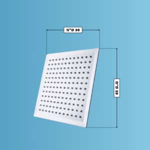 ריבאלו – ראש גשם מרובע – 200 מ"מ