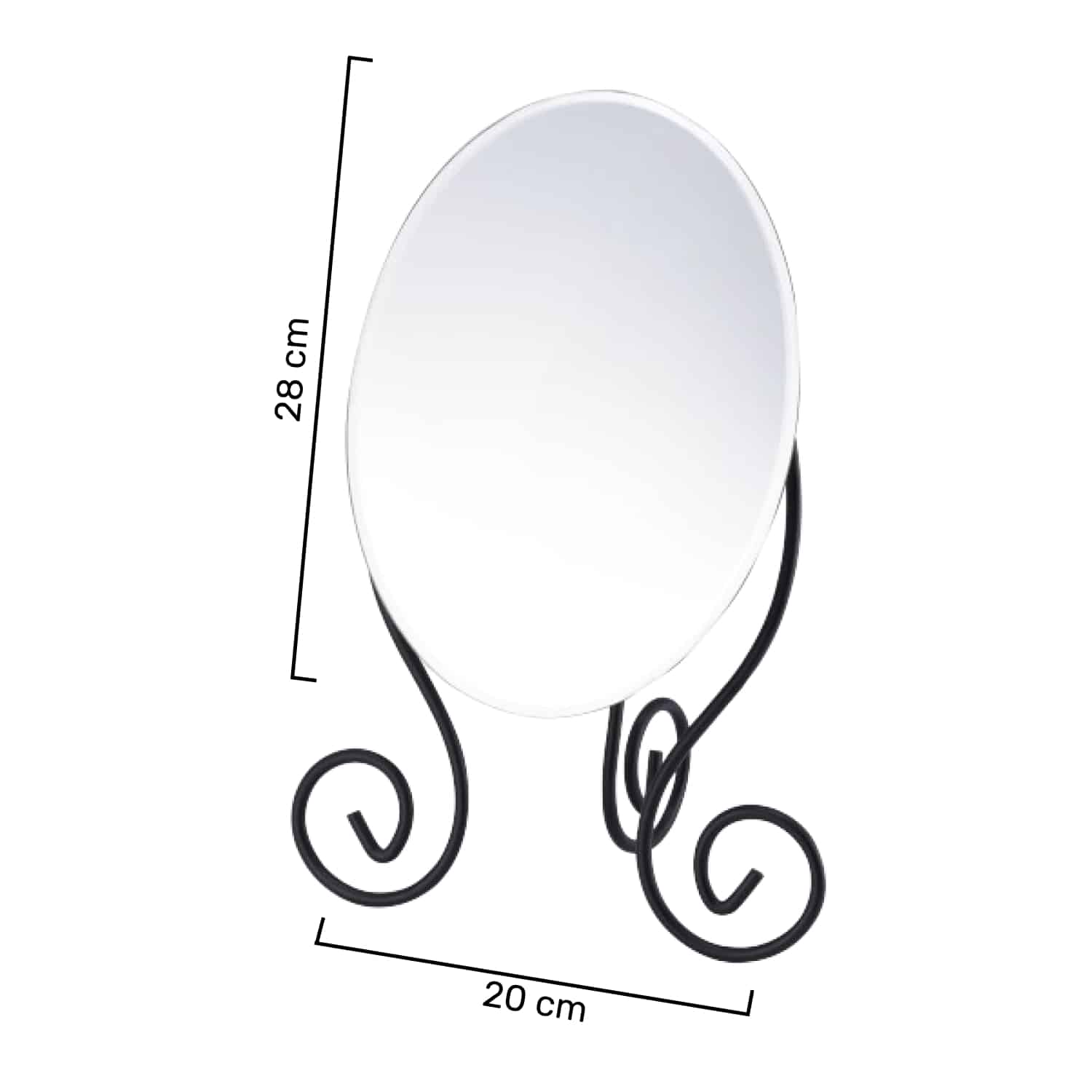 מראה דקורטיבית "קריסטל" 20X28 ס"מ CLEAR – תמונה 2