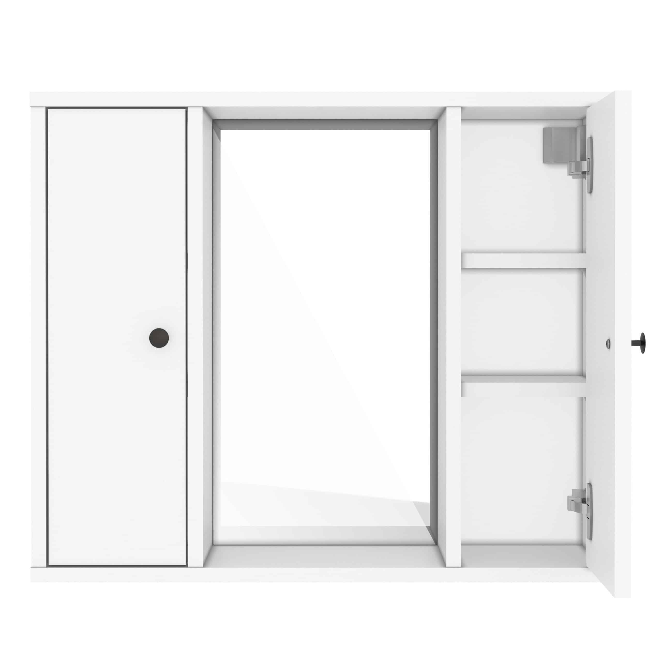 ארון מקלחת כפול עם מראה באמצע דגם פאר – תמונה 4