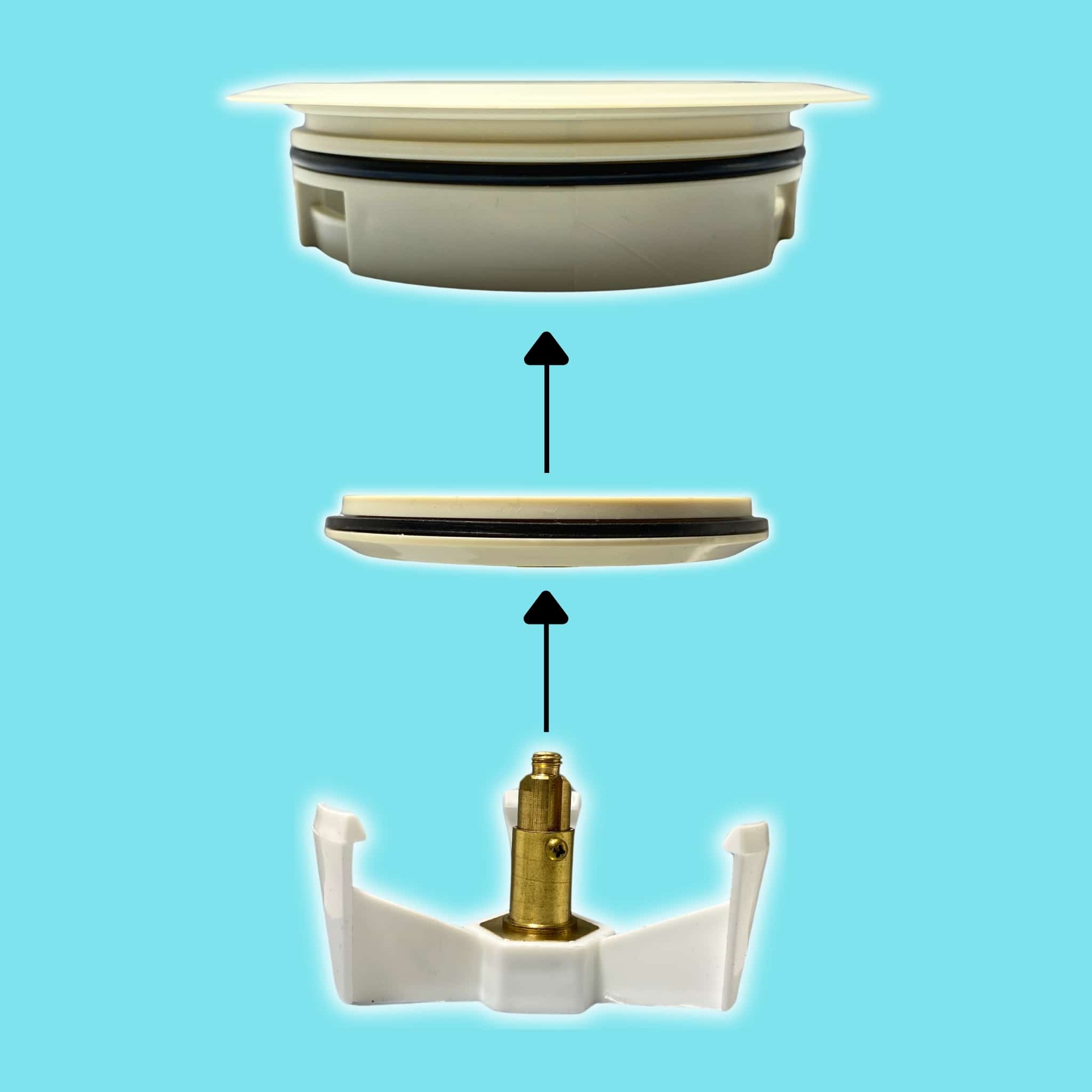 מכסה ביוב עגול עם שפה - שמנת pumpit – תמונה 6