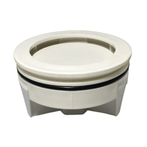 מכסה ביוב עגול ללא שפה – לבן pumpit