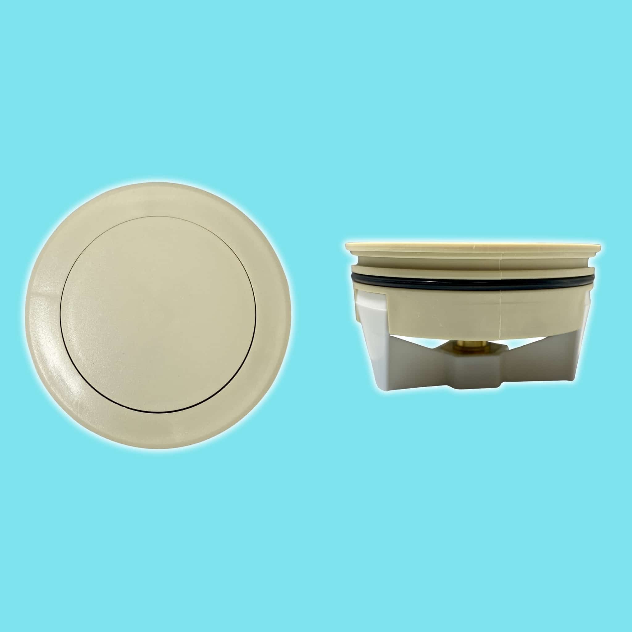 מכסה ביוב עגול ללא שפה - שמנת pumpit – תמונה 4