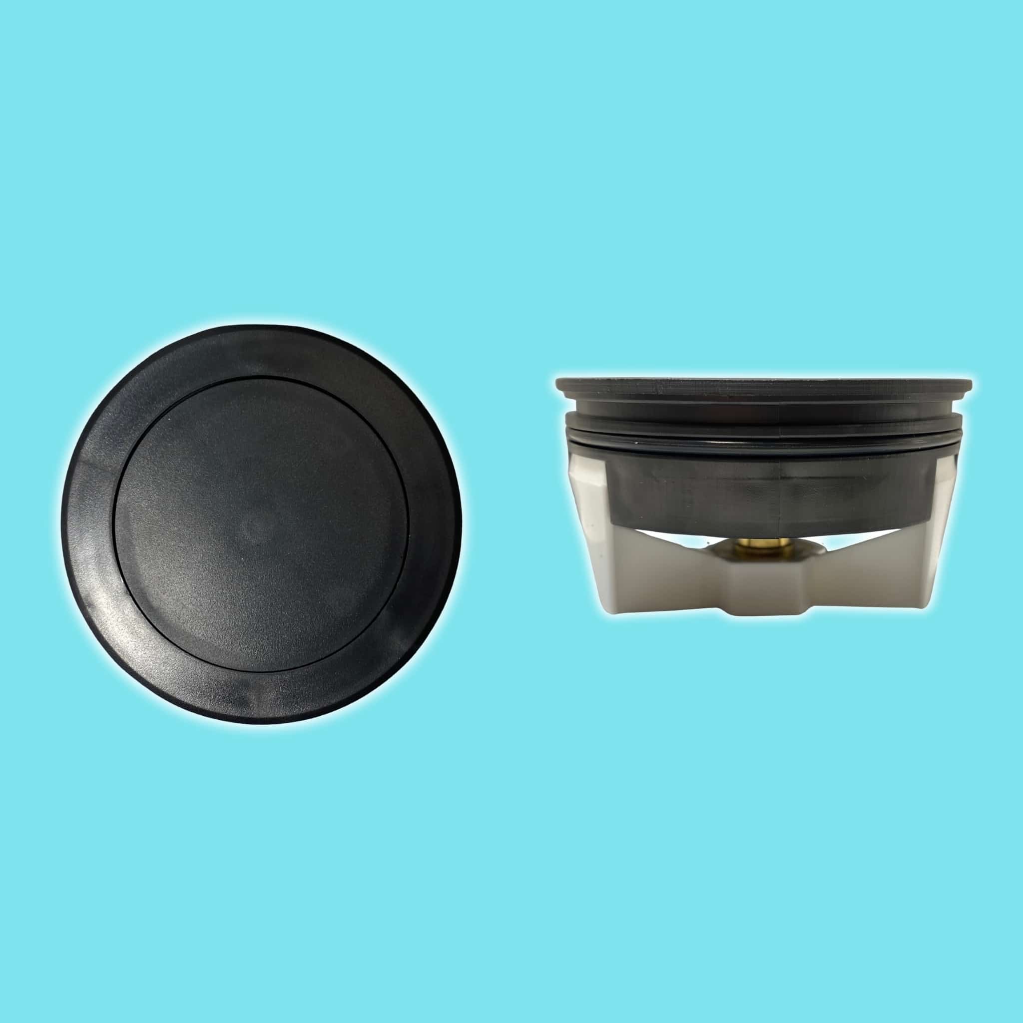 מכסה ביוב עגול ללא שפה - שחור pumpit – תמונה 4