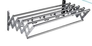 מדף מגבות הרמוניקה משולב רוחב 60 ס"מ- כרום