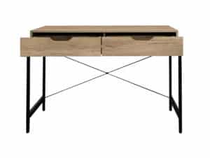 קונסולה שחור-אלון+ 2 מגירות דגם חניתה