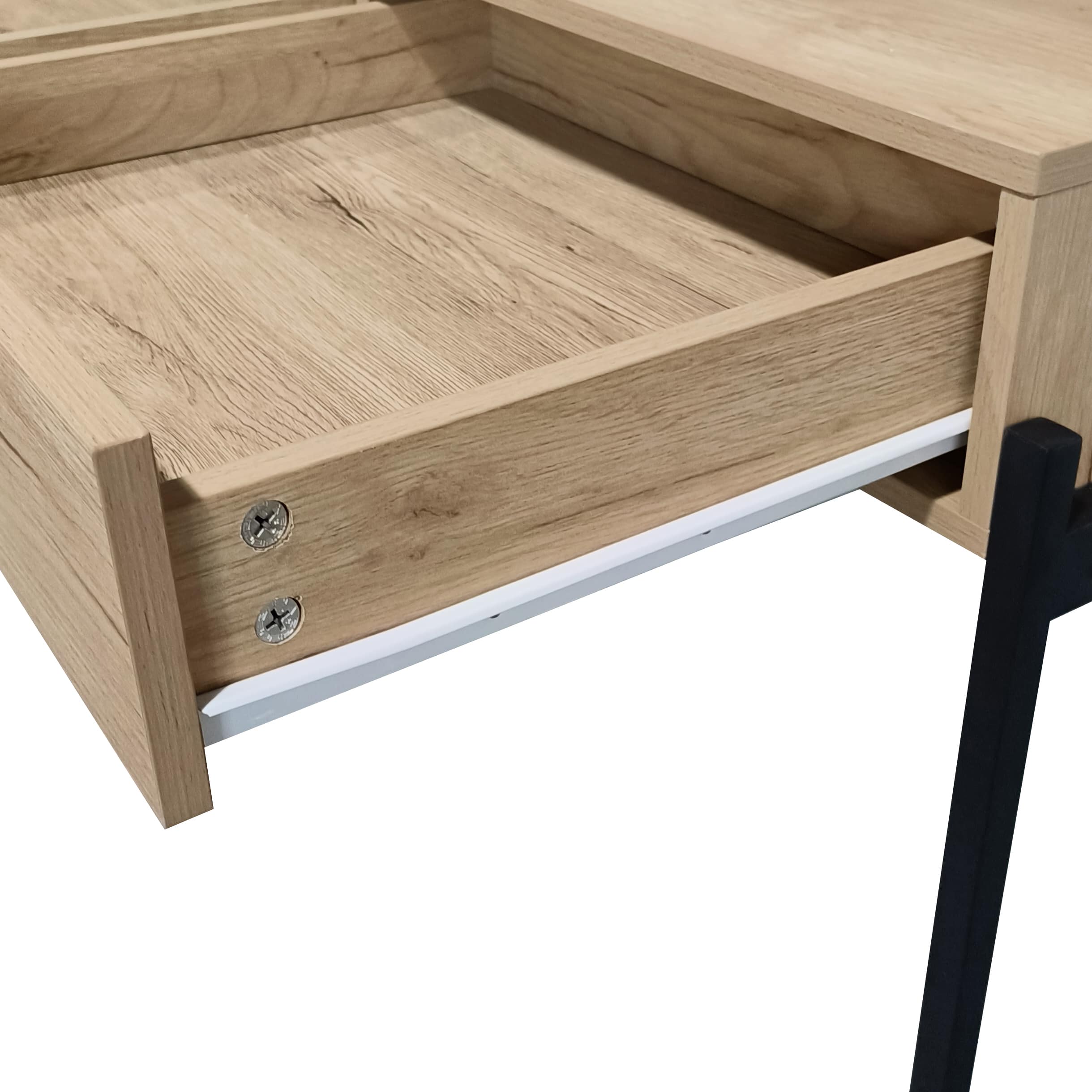 קונסולה שחור-אלון+ 2 מגירות דגם חניתה – תמונה 8