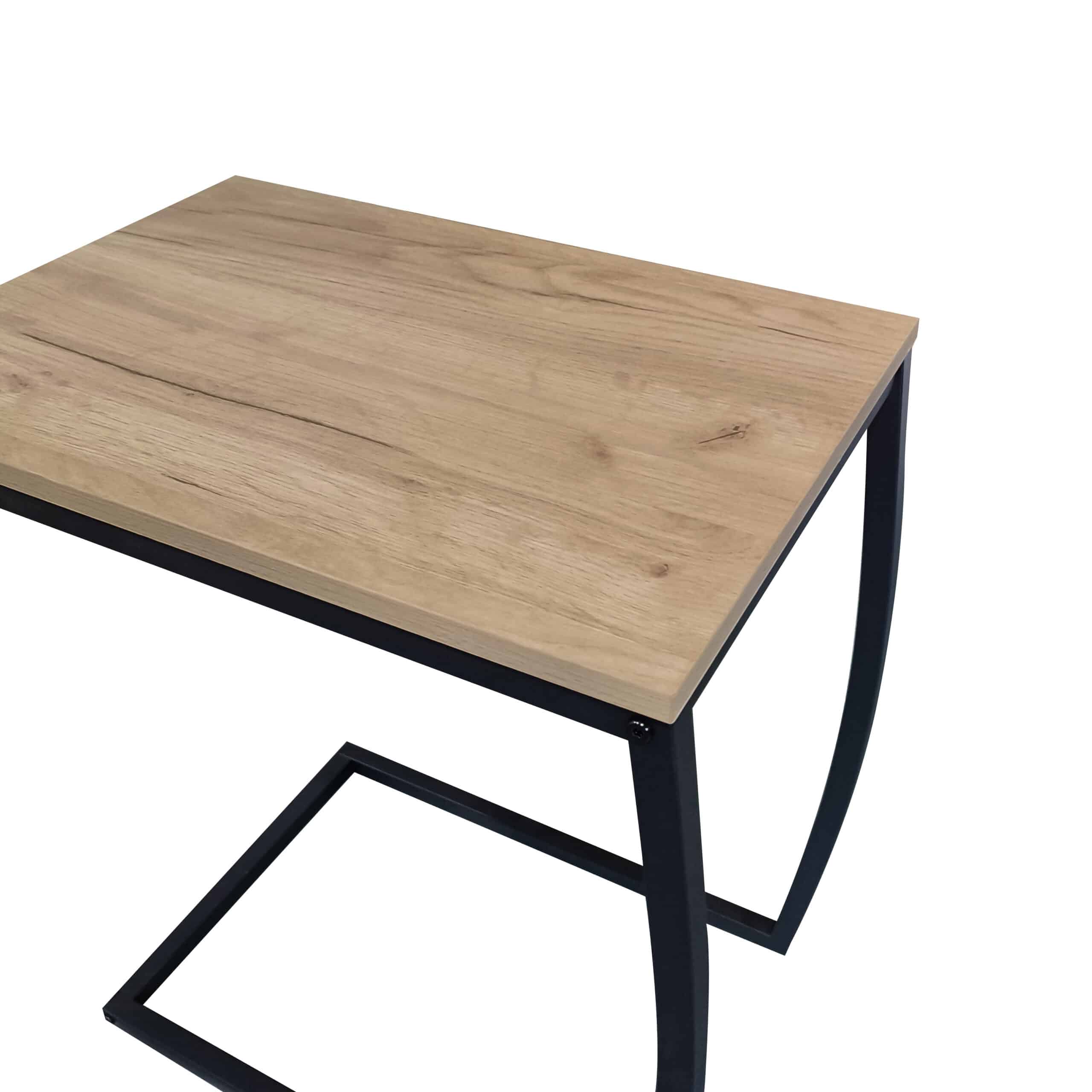 נשכן צד/שולחן צד צבע אלון שחור – תמונה 5