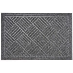 שטיח כניסה פסים 60*90 ס"מ – אפור