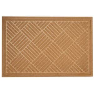 שטיח כניסה פסים 60*90 ס"מ – בז'