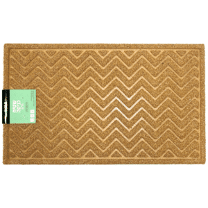 שטיח כניסה גלים 60*90 ס"מ בז'