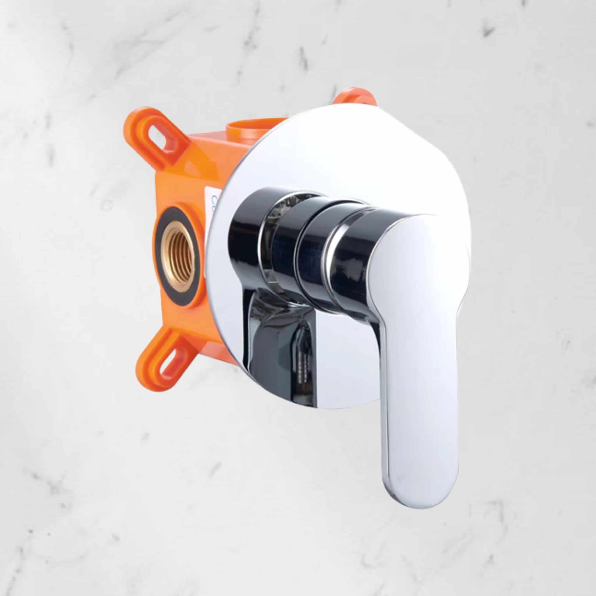 מערכת אינטרפוץ 3 דרך, גוף פנימי + ערכת השלמה בגימור כרום – תמונה 3