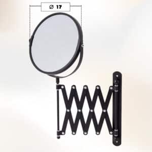 מראה הרמוניקה – 17 ס"מ – צבע שחור