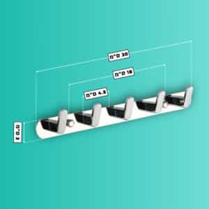 קולב 5 ווים – סדרת CROMO