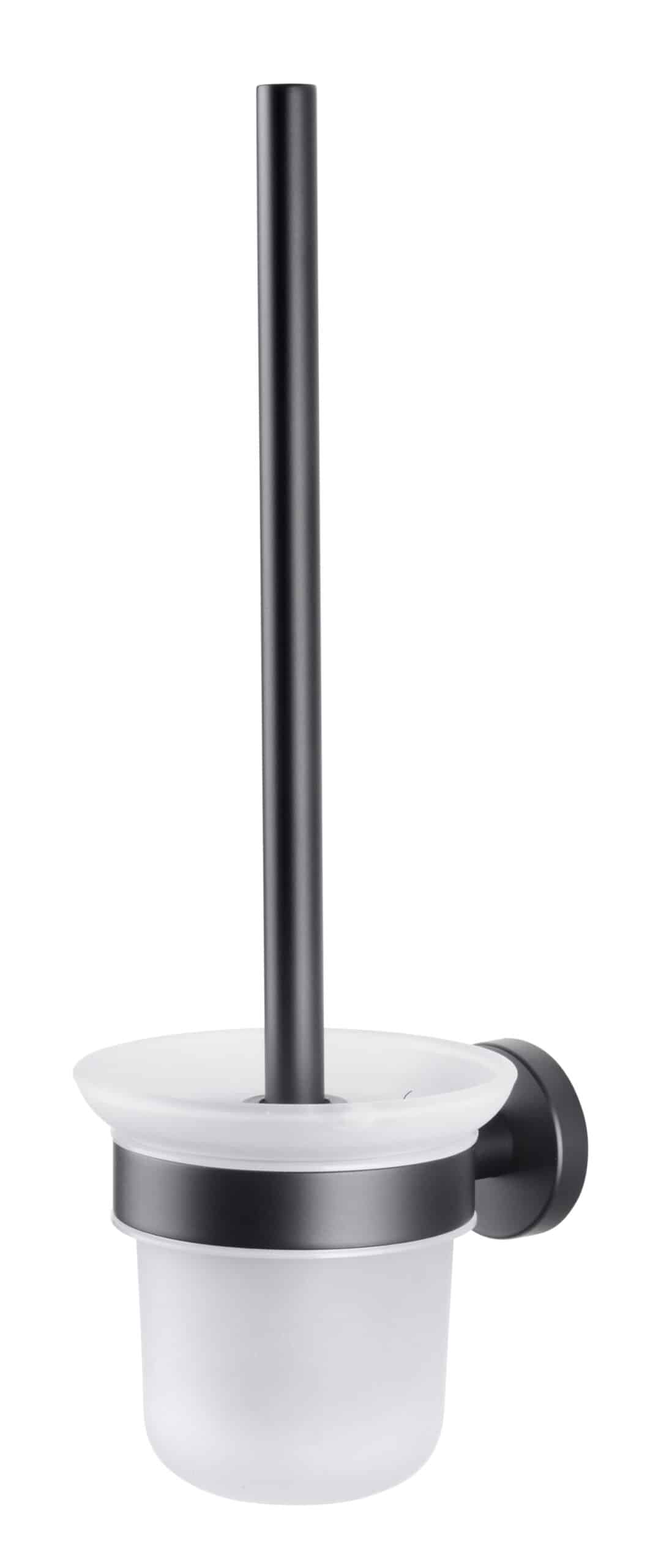 מברשת אסלה תלויה - גימור שחור