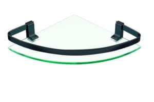 מדף זכוכית פינתי - קומה אחת