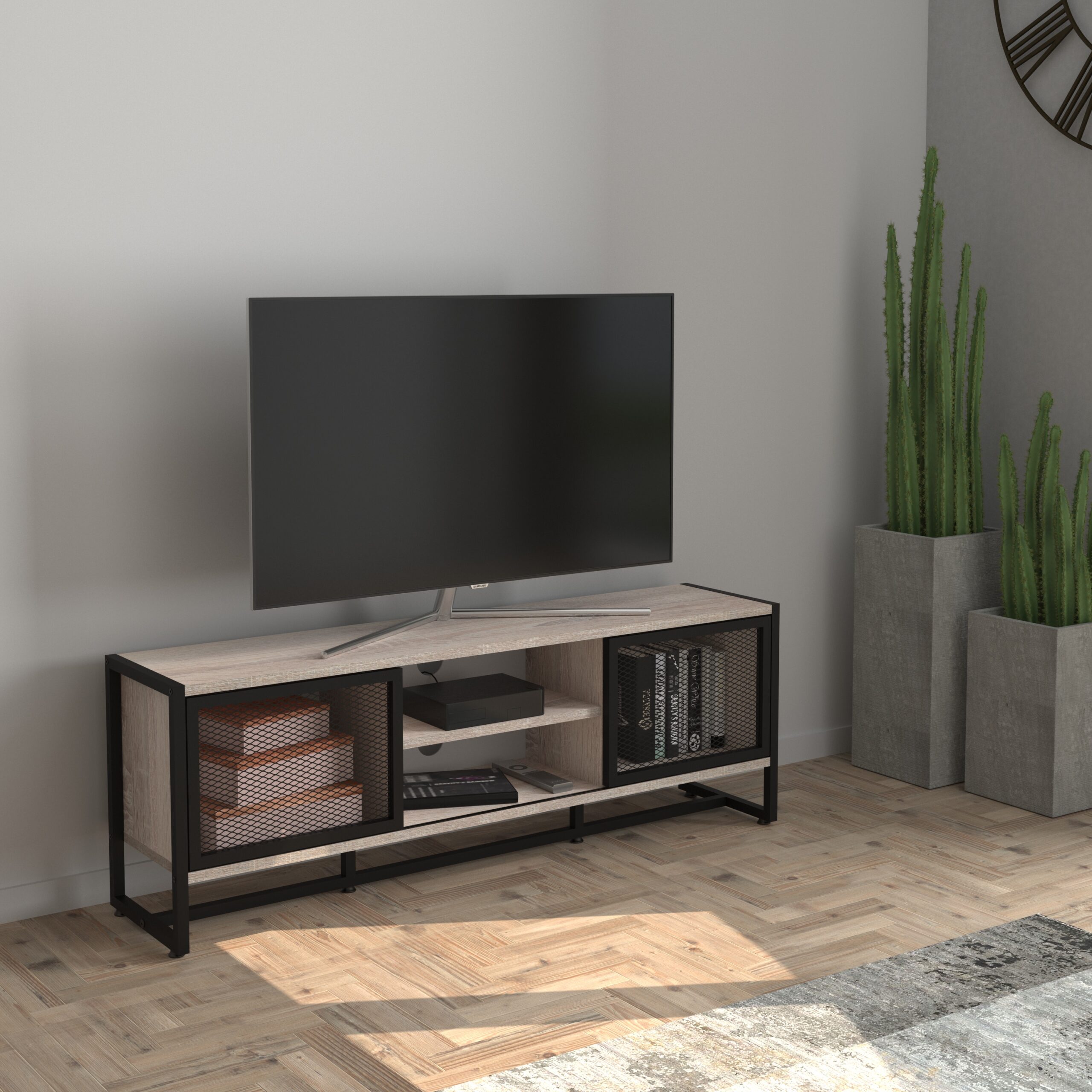 מזנון טלויזיה -אלון שחור