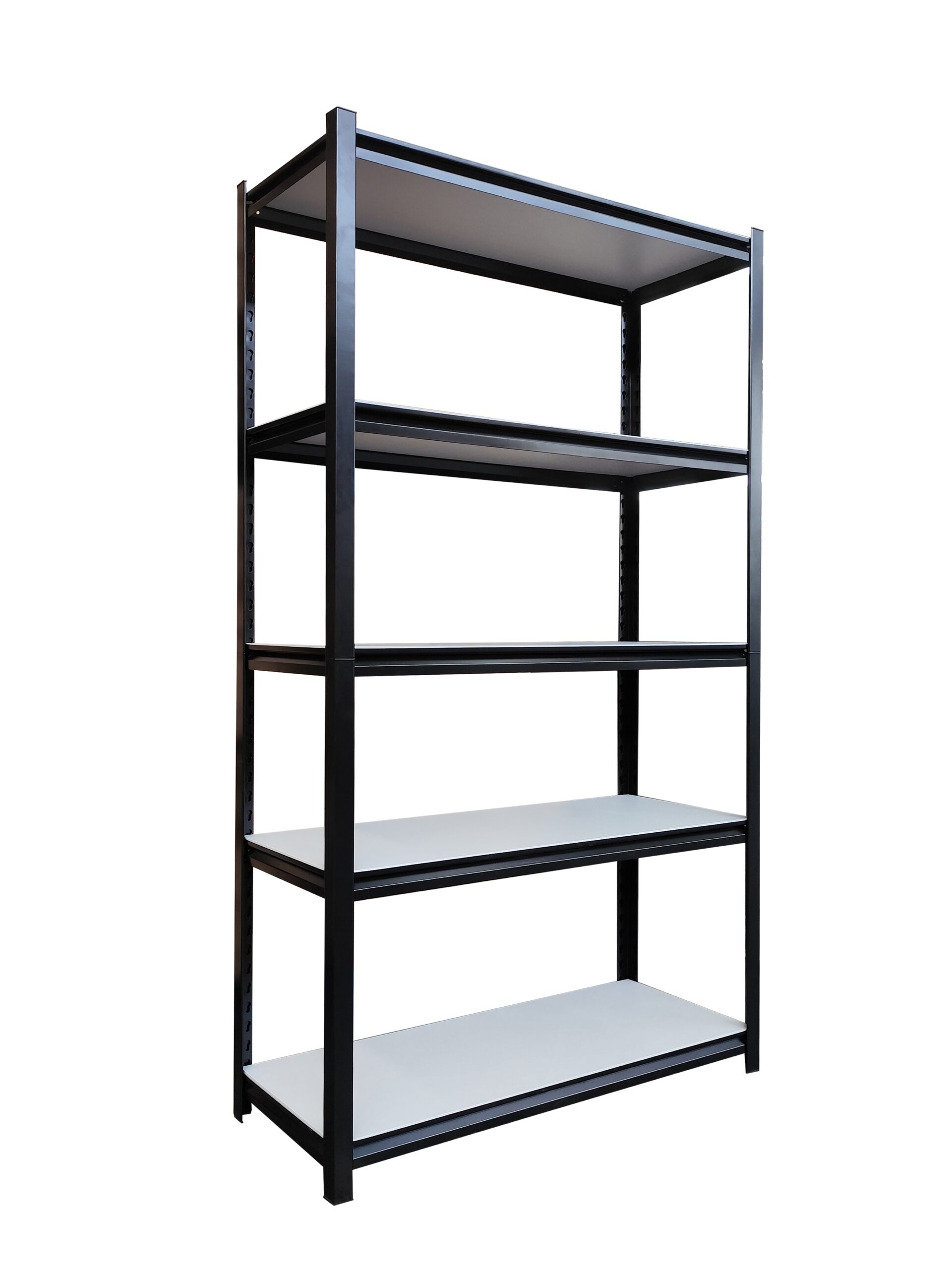 כוננית 5 מדפים בצבע שחור