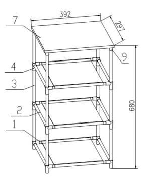 מגירון 3 תאים