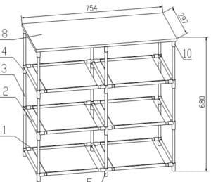 מגירון 6 תאים
