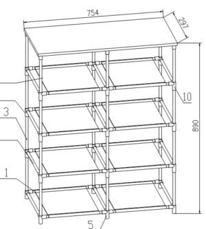 מגירון 8 תאים